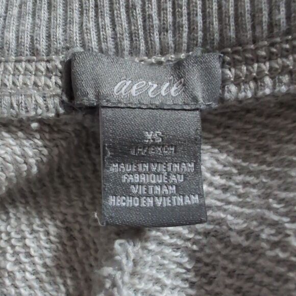 Aerie Elastic Heather Grey Retro Booty Shorts - Picture 4 of 4